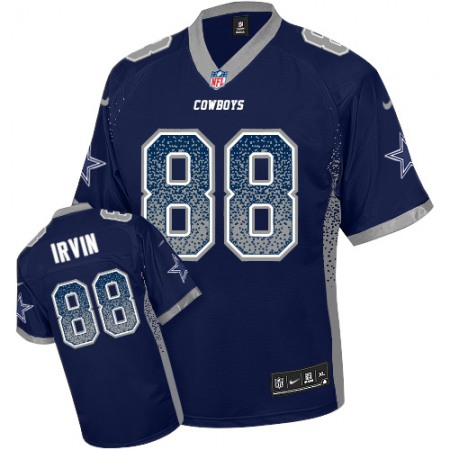 Nike Cowboys #88 Michael Irvin Navy Blue Team Color Youth Stitched NFL Elite Drift Fashion Jersey