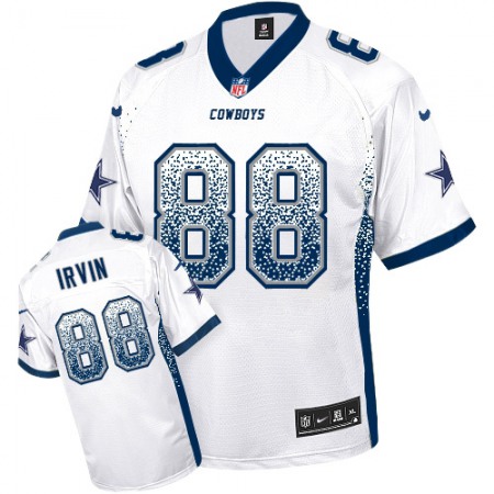 Nike Cowboys #88 Michael Irvin White Youth Stitched NFL Elite Drift Fashion Jersey