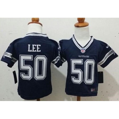 Toddler Nike Cowboys #50 Sean Lee Navy Blue Team Color Stitched NFL Elite Jersey