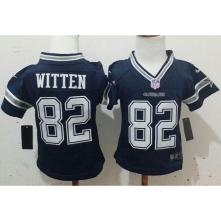 Toddler Nike Cowboys #82 Jason Witten Navy Blue Team Color Stitched NFL Elite Jersey