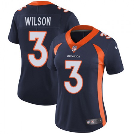 Nike Broncos #3 Russell Wilson Navy Blue Alternate Women's Stitched NFL Vapor Untouchable Limited Jersey