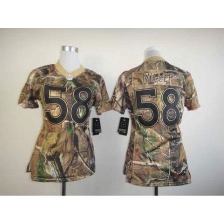 Nike Broncos #58 Von Miller Camo Women's Stitched NFL Realtree Elite Jersey