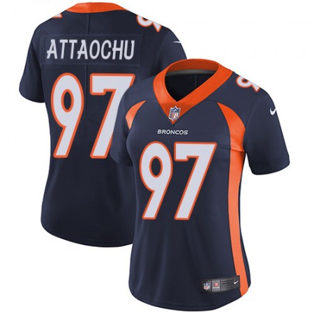 Nike Broncos #97 Jeremiah Attaochu Navy Blue Alternate Women's Stitched NFL Vapor Untouchable Limited Jersey