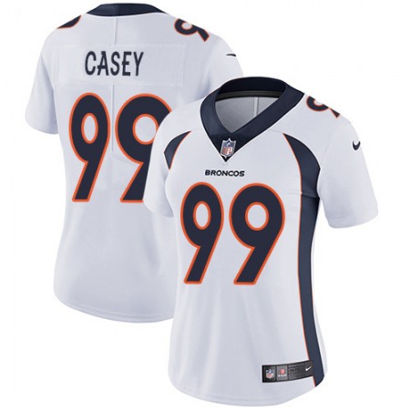 Nike Broncos #99 Jurrell Casey White Women's Stitched NFL Vapor Untouchable Limited Jersey