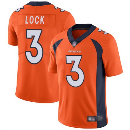 Nike Broncos #3 Drew Lock Orange Team Color Youth Stitched NFL Vapor Untouchable Limited Jersey