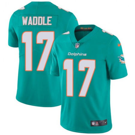Nike Dolphins #17 Jaylen Waddle Aqua Green Team Color Youth Stitched NFL Vapor Untouchable Limited Jersey