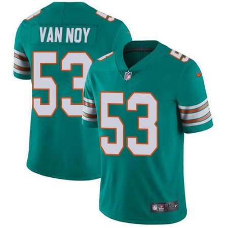 Nike Dolphins #53 Kyle Van Noy Aqua Green Alternate Youth Stitched NFL Vapor Untouchable Limited Jersey