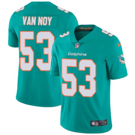 Nike Dolphins #53 Kyle Van Noy Aqua Green Team Color Youth Stitched NFL Vapor Untouchable Limited Jersey