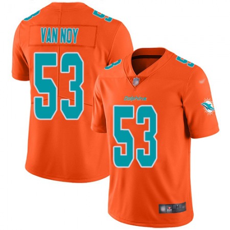 Nike Dolphins #53 Kyle Van Noy Orange Youth Stitched NFL Limited Inverted Legend Jersey