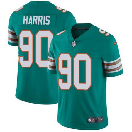 Nike Dolphins #90 Charles Harris Aqua Green Alternate Youth Stitched NFL Vapor Untouchable Limited Jersey