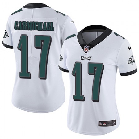 Nike Eagles #17 Harold Carmichael White Women's Stitched NFL Vapor Untouchable Limited Jersey