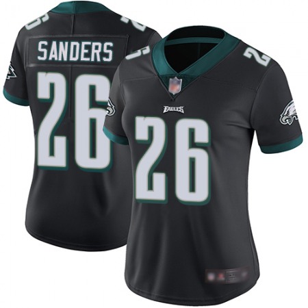 Nike Eagles #26 Miles Sanders Black Alternate Women's Stitched NFL Vapor Untouchable Limited Jersey