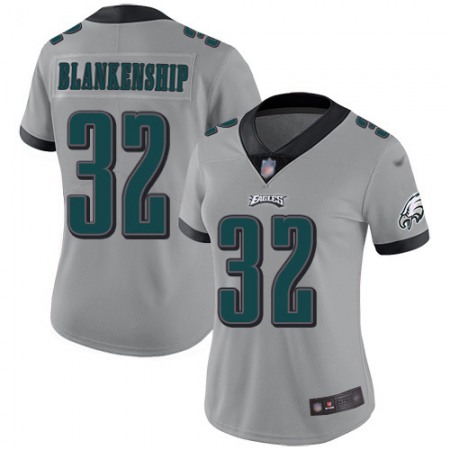 Nike Eagles #32 Reed Blankenship Silver Women's Stitched NFL Limited Inverted Legend Jersey