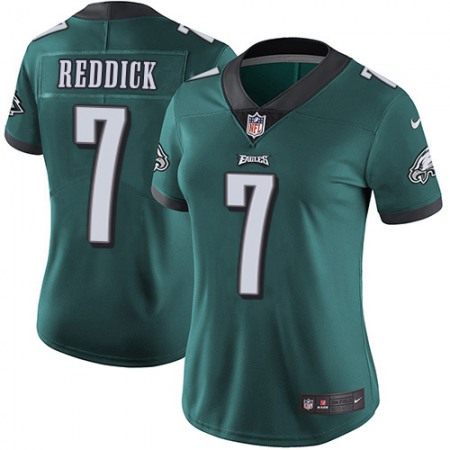 Nike Eagles #7 Haason Reddick Green Team Color Women's Stitched NFL Vapor Untouchable Limited Jersey