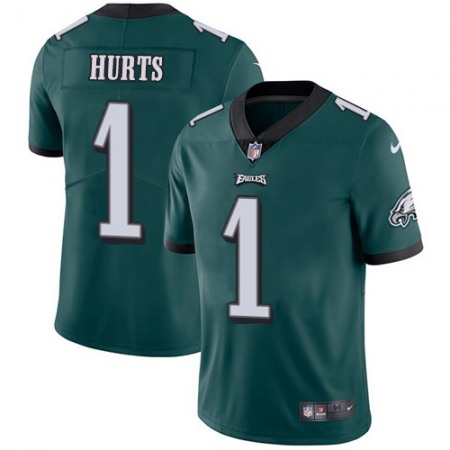 Nike Eagles #1 Jalen Hurts Green Team Color Youth Stitched NFL Vapor Untouchable Limited Jersey