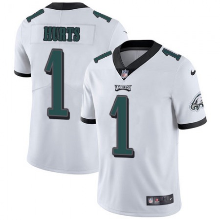 Nike Eagles #1 Jalen Hurts White Youth Stitched NFL Vapor Untouchable Limited Jersey