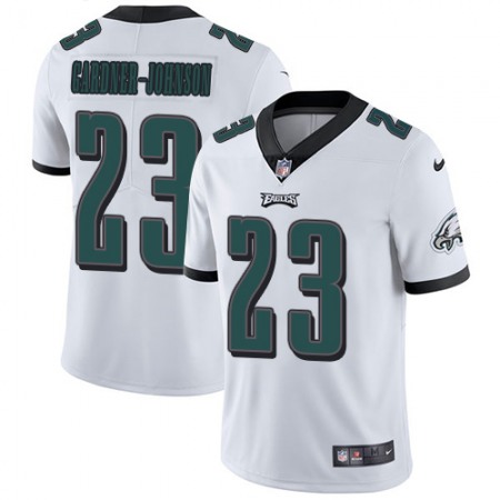 Nike Eagles #23 C.J. Gardner-Johnson White Youth Stitched NFL Vapor Untouchable Limited Jersey