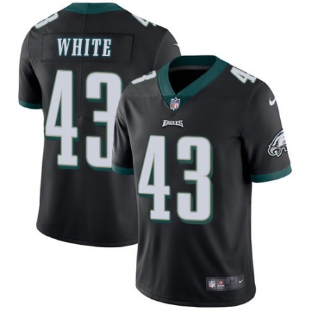 Nike Eagles #43 Kyzir White Black Alternate Youth Stitched NFL Vapor Untouchable Limited Jersey