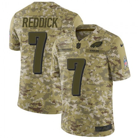 Nike Eagles #7 Kyzir White Camo Youth Stitched NFL Limited 2018 Salute To Service Jersey