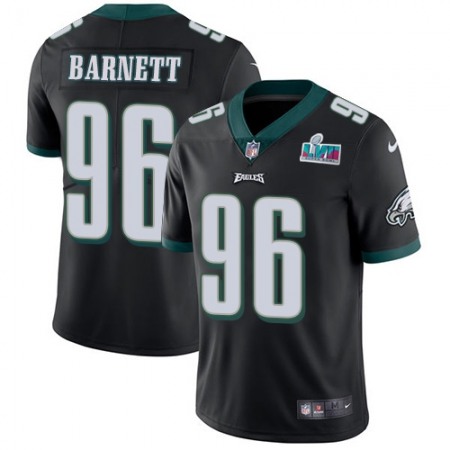 Nike Eagles #96 Derek Barnett Black Super Bowl LVII Patch Alternate Youth Stitched NFL Vapor Untouchable Limited Jersey