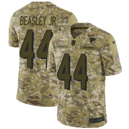 Nike Falcons #44 Vic Beasley Jr Camo Youth Stitched NFL Limited 2018 Salute to Service Jersey