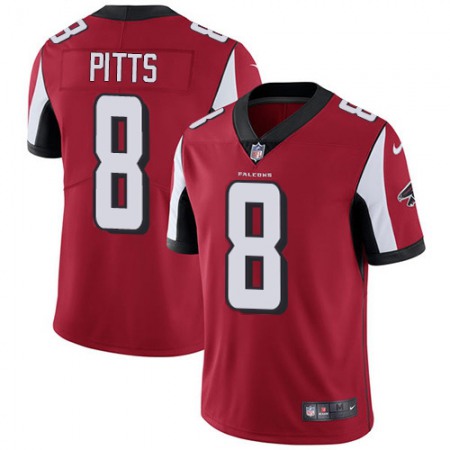 Nike Falcons #8 Kyle Pitts Red Team Color Youth Stitched NFL Vapor Untouchable Limited Jersey