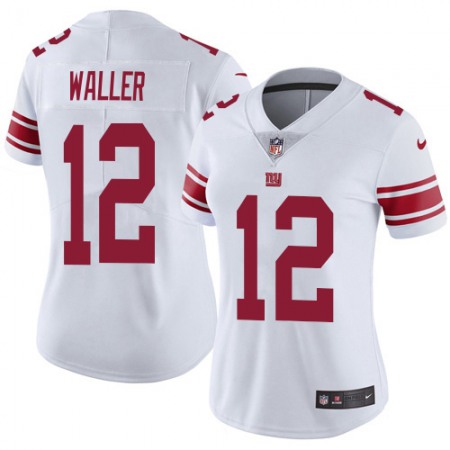 Nike Giants #12 Darren Waller White Women's Stitched NFL Vapor Untouchable Limited Jersey