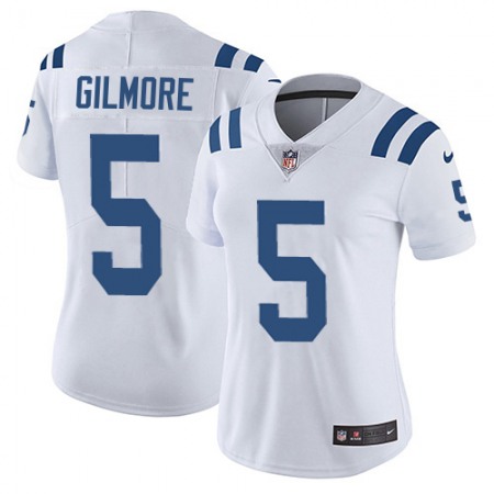 Nike Colts #5 Stephon Gilmore White Women's Stitched NFL Vapor Untouchable Limited Jersey