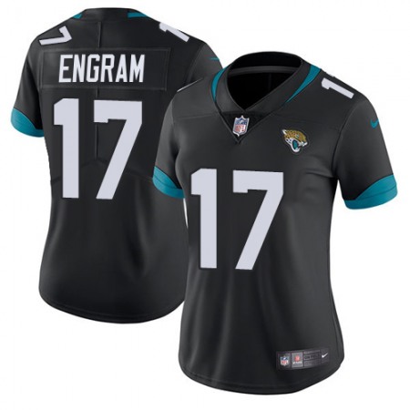 Nike Jaguars #17 Evan Engram Black Team Color Women's Stitched NFL Vapor Untouchable Limited Jersey