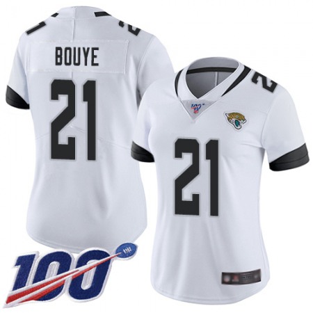 Nike Jaguars #21 A.J. Bouye White Women's Stitched NFL 100th Season Vapor Limited Jersey