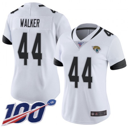 Nike Jaguars #44 Travon Walker White Women's Stitched NFL 100th Season Vapor Untouchable Limited Jersey