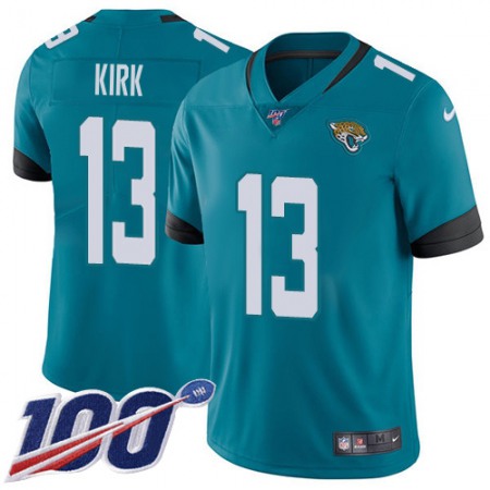 Nike Jaguars #13 Christian Kirk Teal Green Alternate Youth Stitched NFL 100th Season Vapor Limited Jersey