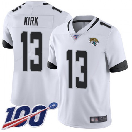 Nike Jaguars #13 Christian Kirk White Youth Stitched NFL 100th Season Vapor Limited Jersey