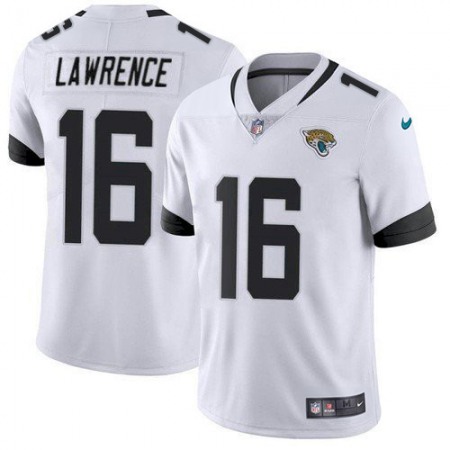 Nike Jaguars #16 Trevor Lawrence White Youth Stitched NFL Vapor Untouchable Limited Jersey