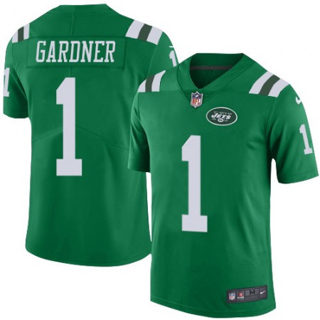 Nike Jets #1 Ahmad Sauce Gardner Green Youth Stitched NFL Elite Rush Jersey