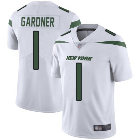 Nike Jets #1 Ahmad Sauce Gardner White Youth Stitched NFL Vapor Untouchable Limited Jersey