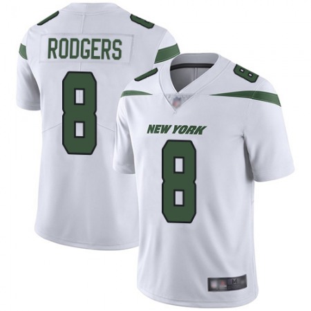 Nike Jets #8 Aaron Rodgers White Youth Stitched NFL Vapor Untouchable Limited Jersey