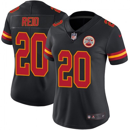 Nike Chiefs #20 Justin Reid Black Women's Stitched NFL Limited Rush Jersey