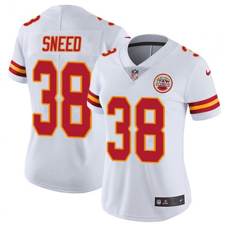 Nike Chiefs #38 L'Jarius Sneed White Women's Stitched NFL Vapor Untouchable Limited Jersey