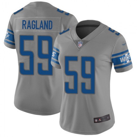 Nike Lions #59 Reggie Ragland Gray Women's Stitched NFL Limited Inverted Legend Jersey