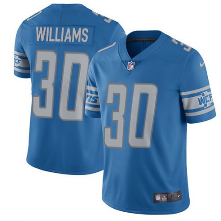 Nike Lions #30 Jamaal Williams Blue Team Color Youth Stitched NFL Vapor Untouchable Limited Jersey