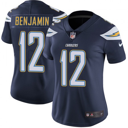 Nike Chargers #12 Travis Benjamin Navy Blue Team Color Women's Stitched NFL Vapor Untouchable Limited Jersey