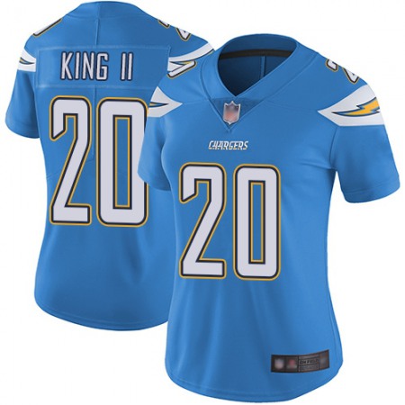 Nike Chargers #20 Desmond King II Electric Blue Alternate Women's Stitched NFL Vapor Untouchable Limited Jersey