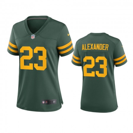 Green Bay Packers #23 Jaire Alexander Women's Nike Alternate Game Player NFL Jersey - Green