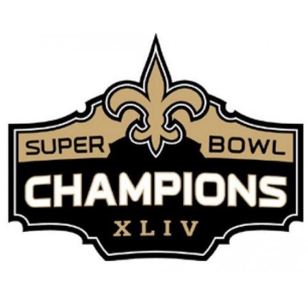 Stitched New Orleans Saints Super Bowl XLIV Jersey Patch