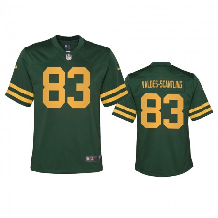 Green Bay Packers #83 Marquez Valdes-Scantling Youth Nike Alternate Game Player NFL Jersey - Green
