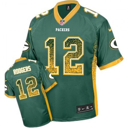 Nike Packers #12 Aaron Rodgers Green Team Color Youth Stitched NFL Elite Drift Fashion Jersey