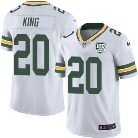 Nike Packers #20 Kevin King White Youth 100th Season Stitched NFL Vapor Untouchable Limited Jersey