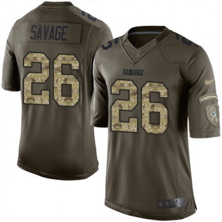Nike Packers #26 Darnell Savage Green Youth Stitched NFL Limited 2015 Salute to Service Jersey