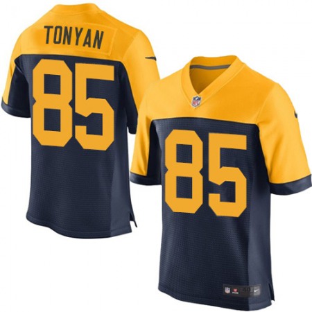 Nike Packers #85 Robert Tonyan Navy Blue Alternate Youth Stitched NFL New Elite Jersey